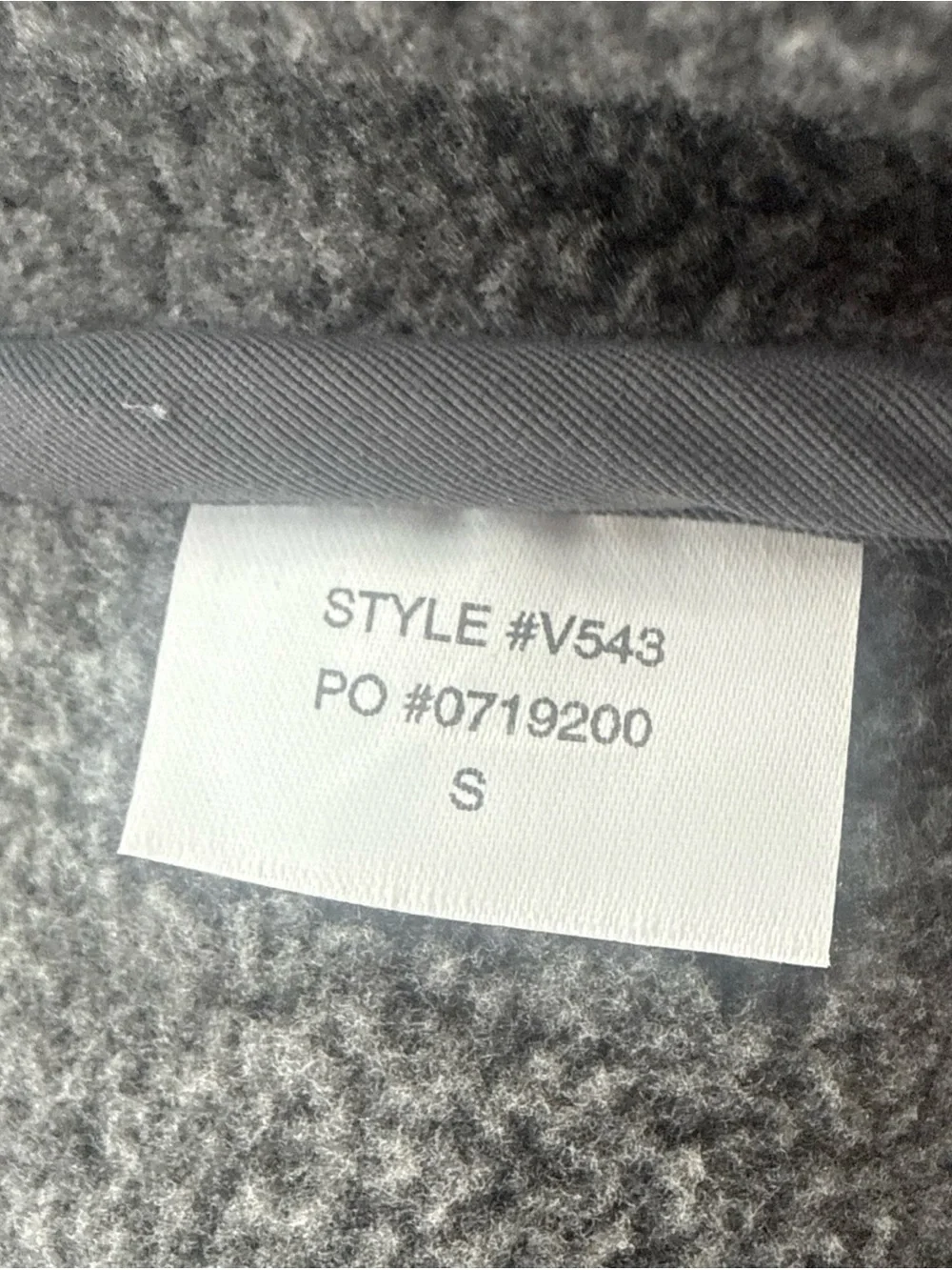 Men’s Viori Idyllwild Sherpa Jacket Full Zip Gray Sz SM